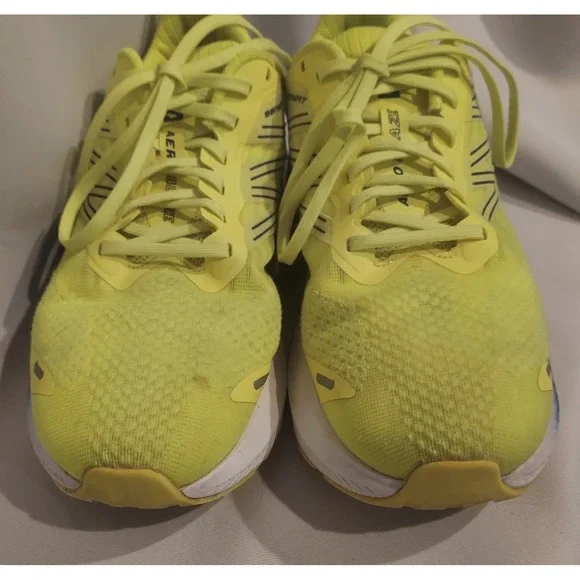 Salomon Mens Phosphor Yellow & Blue Aero Blaze Running Shoes Sneakers Size 9.5 - Picture 5 of 16